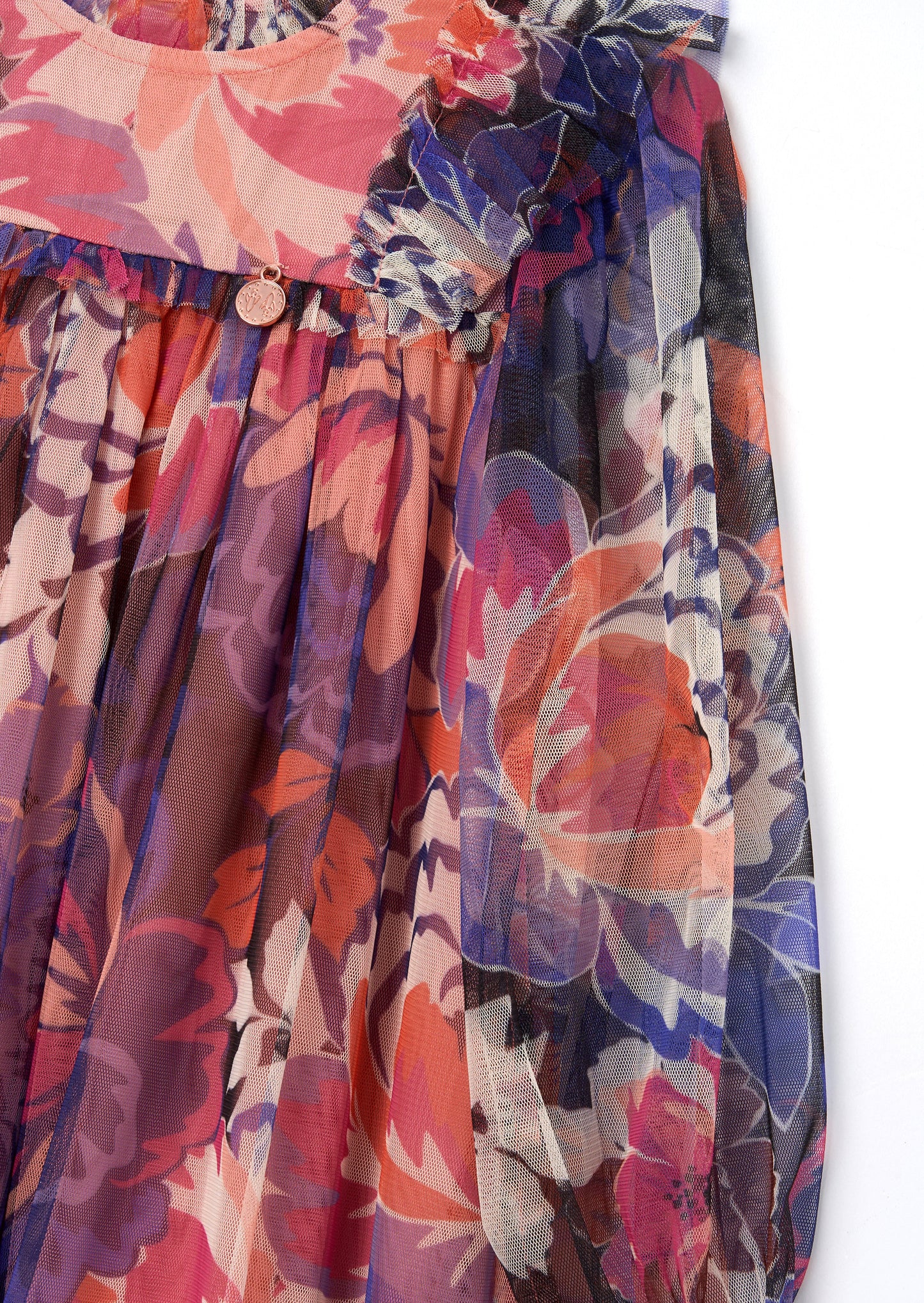 Eleanor Floral Mesh Dress