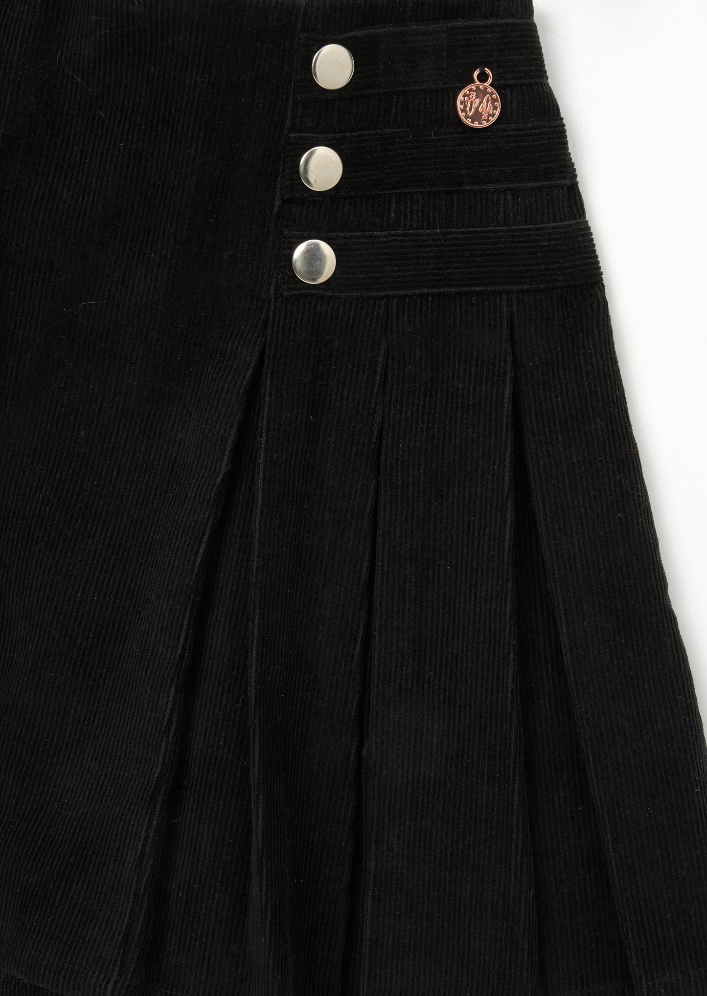 Lucile Cord Pleated Skirt