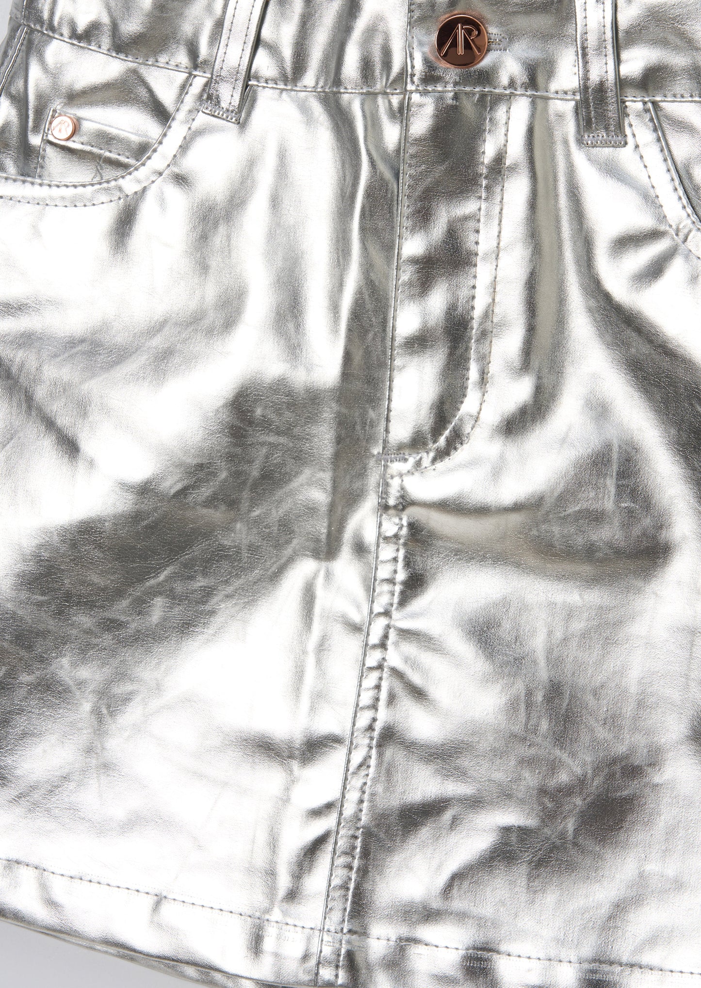 Mallory Metallic Mini Skirt