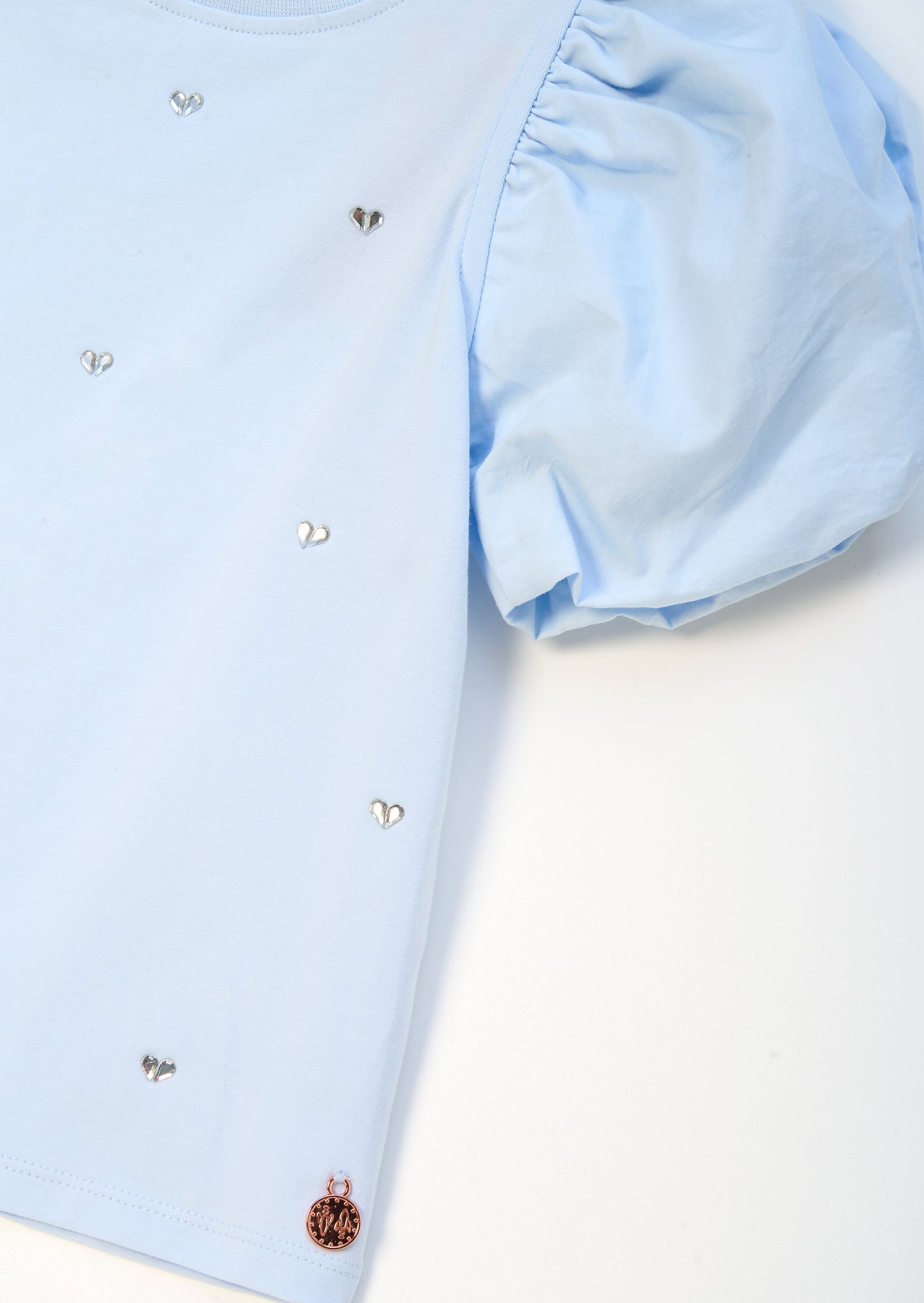 Reyna Diamonte Puff Sleeve Tee