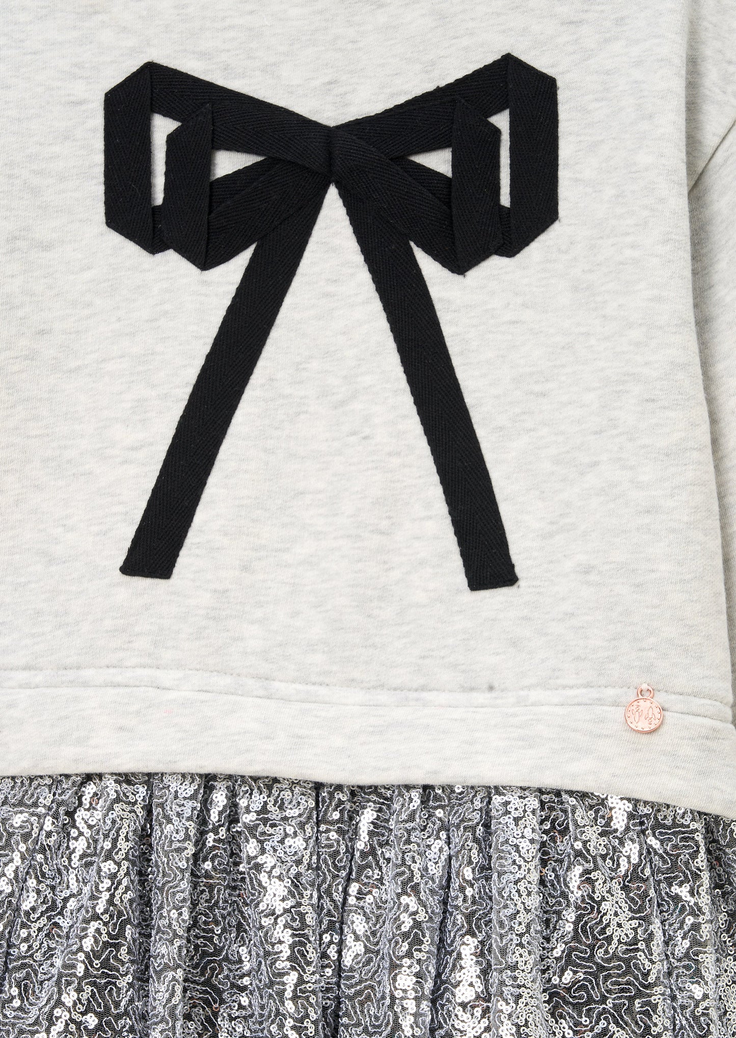 Ella Sequin Skirt Sweat Dress