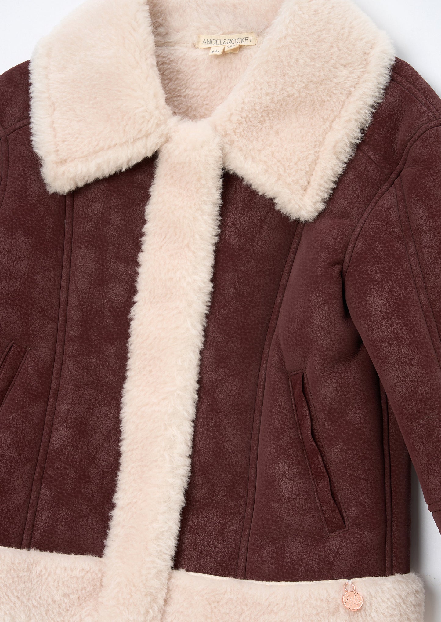 Halle Faux Leather Fur Jacket