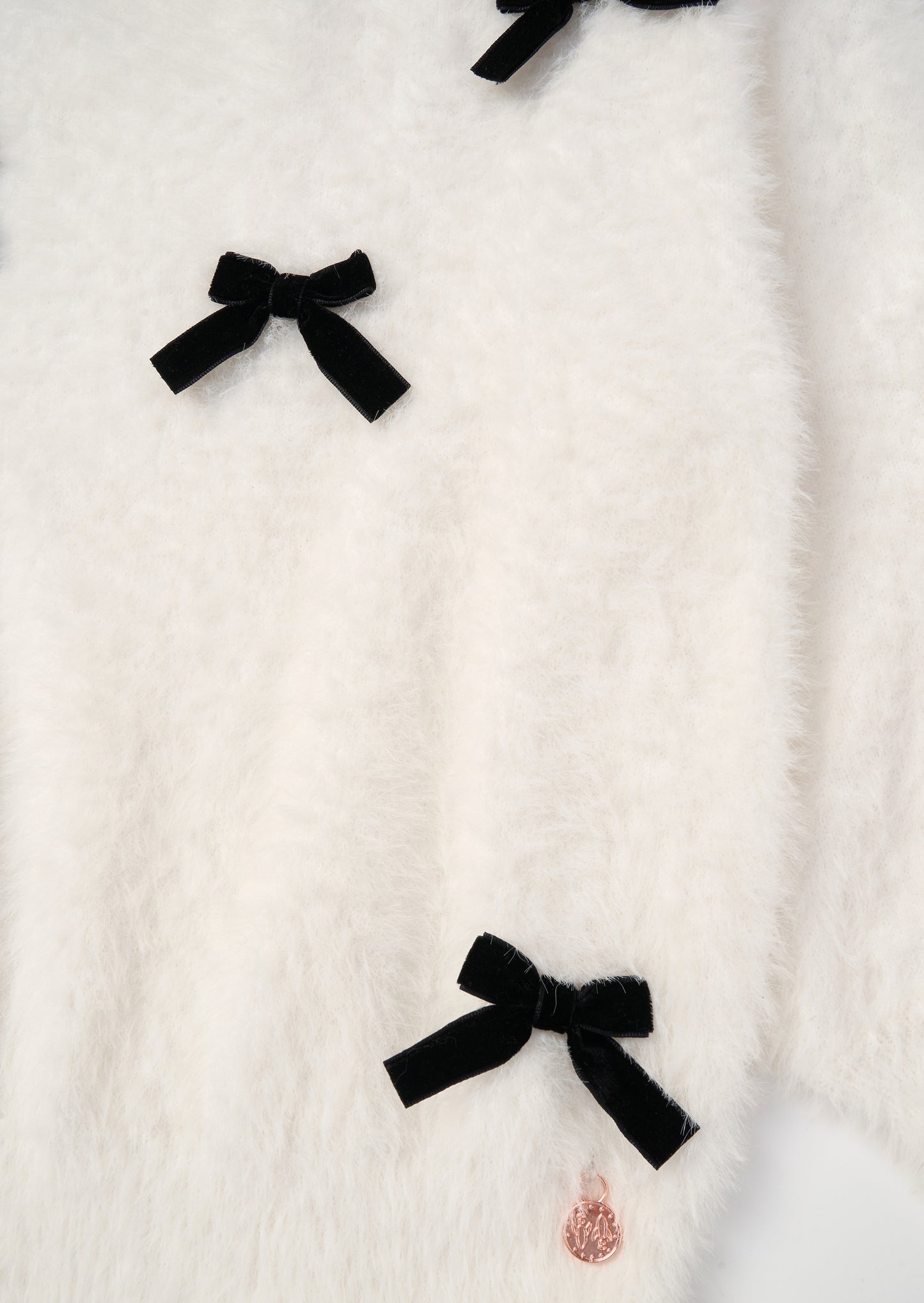Mia Velvet Bow Eyelash Jumper