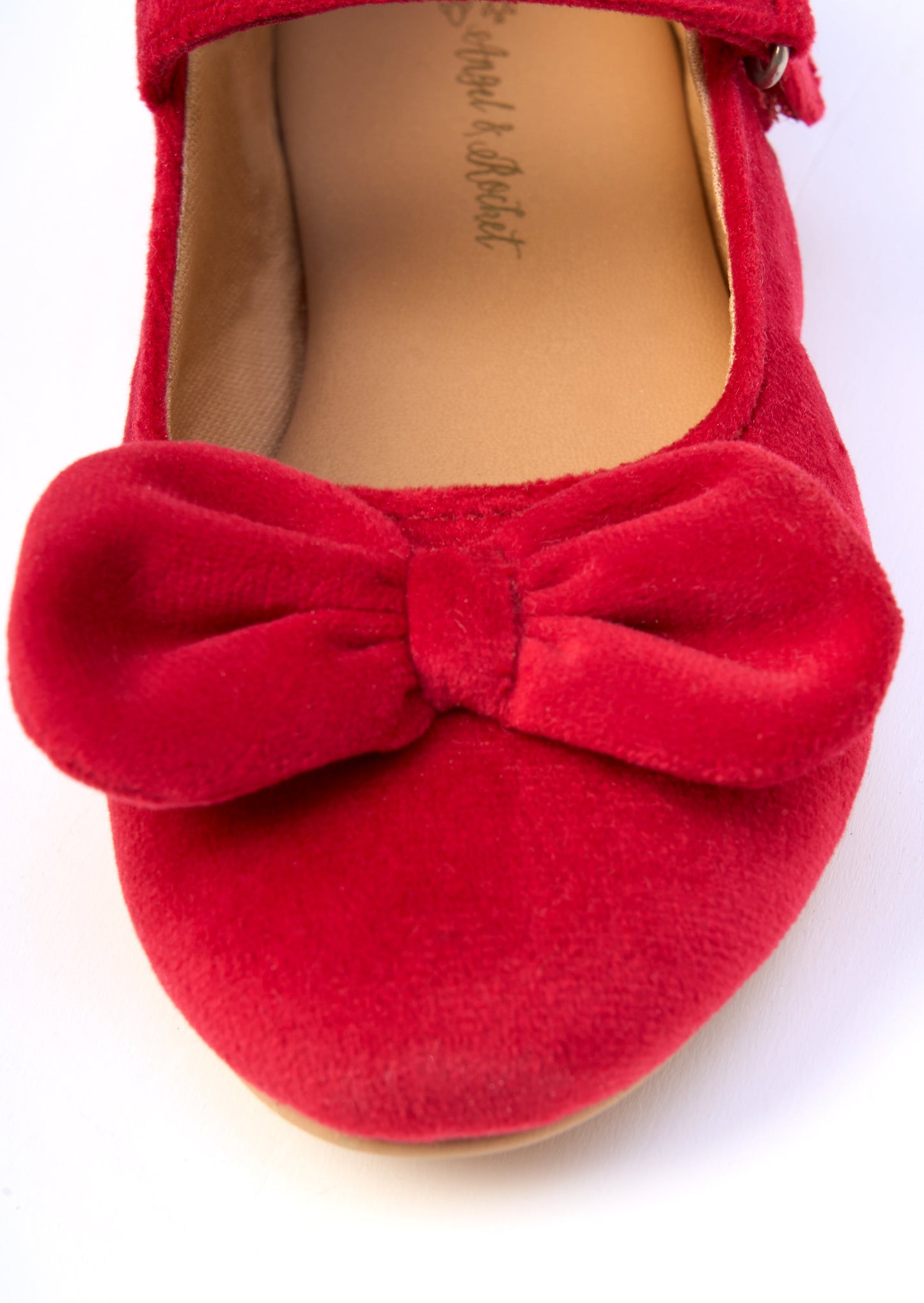 Red Velvet Bow Shoe