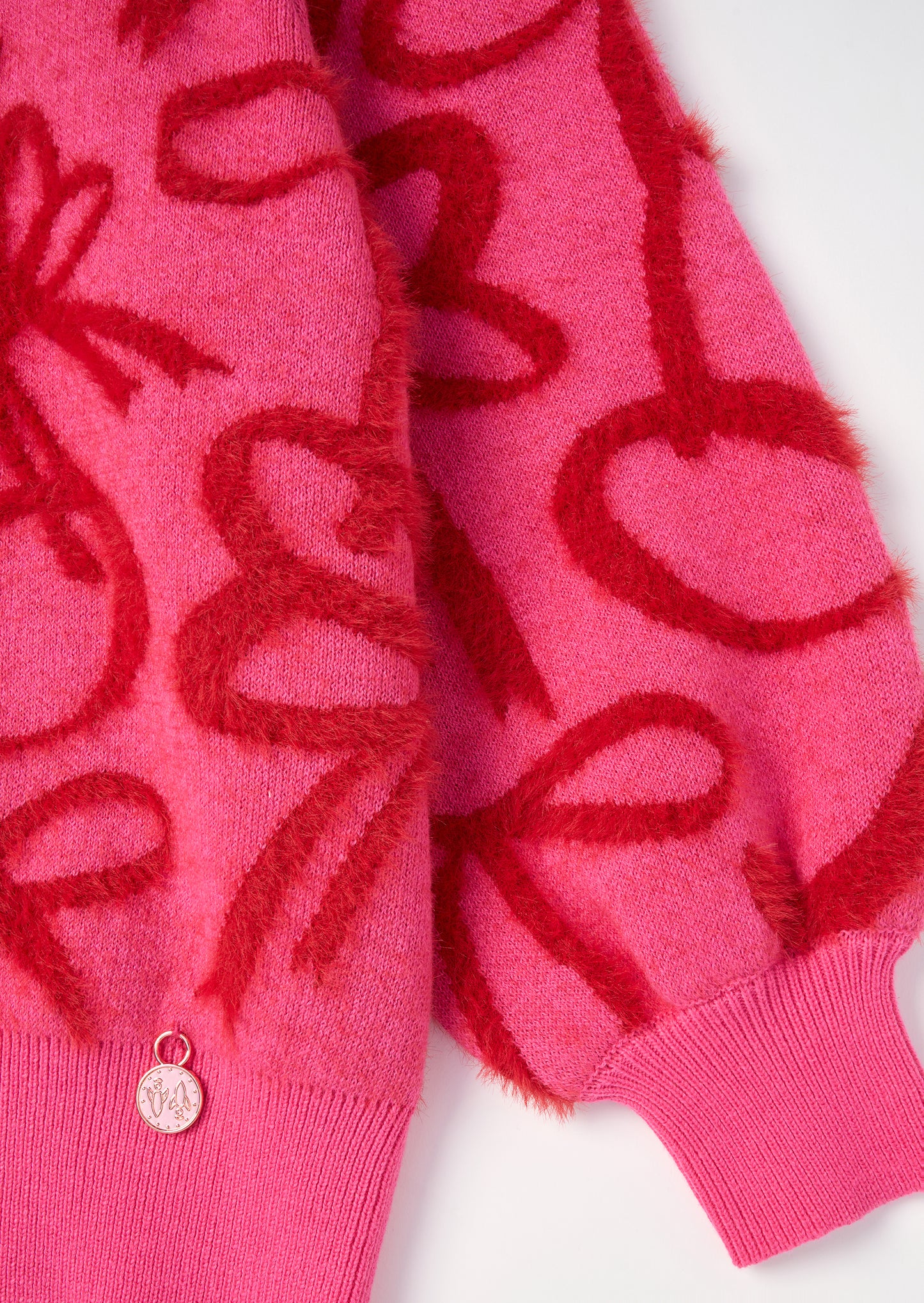 Livia Bow Eyelash Jumper