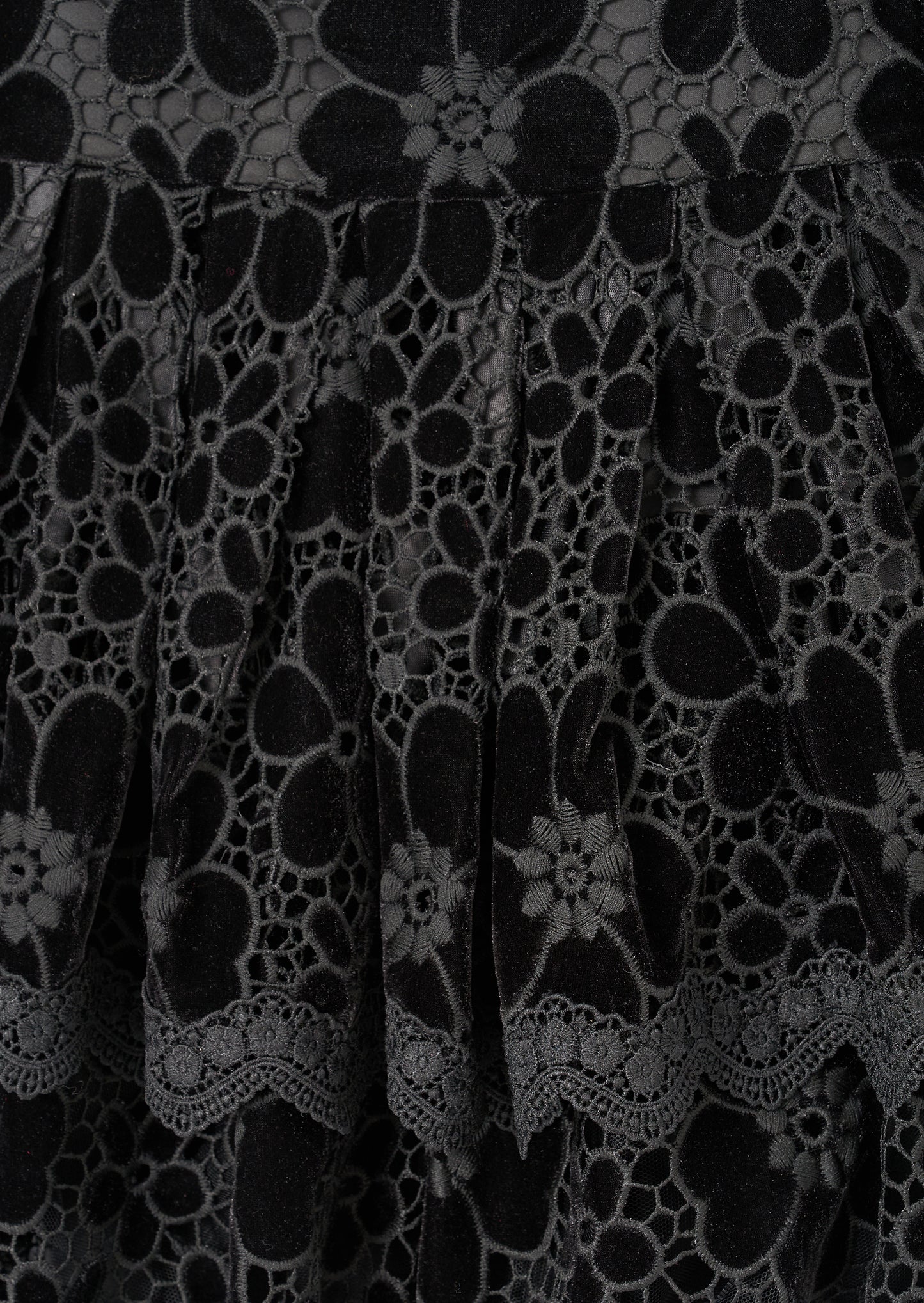 Mavea Velvet Lace Dress