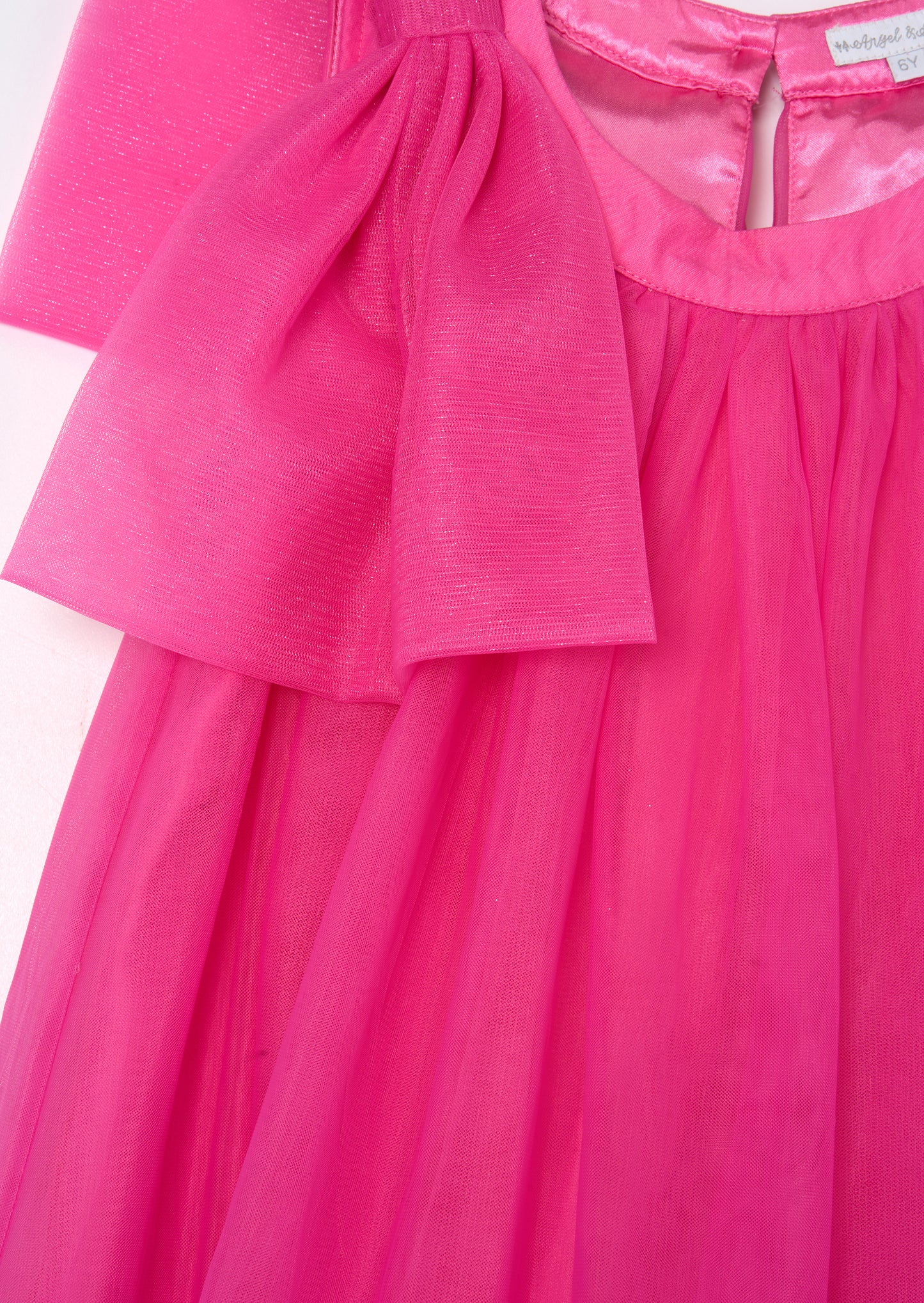 Talullah Bow Shoulder Tulle Dress