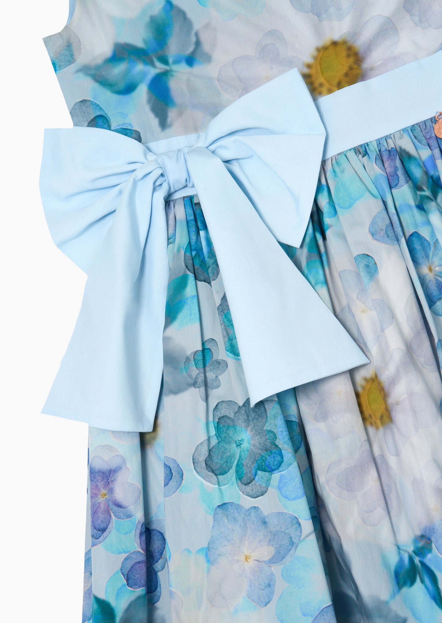 Elsa Print Bow Waist Dress