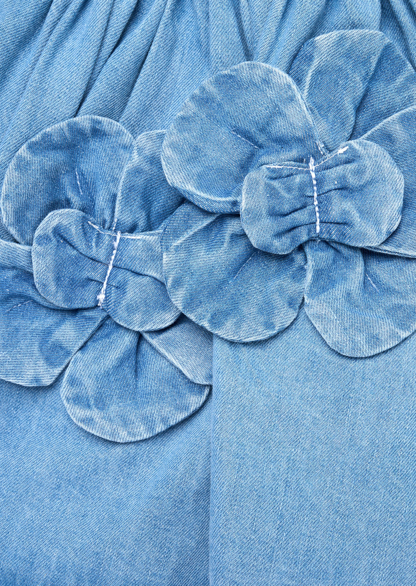 Eden 3D Flower Denim Skirt