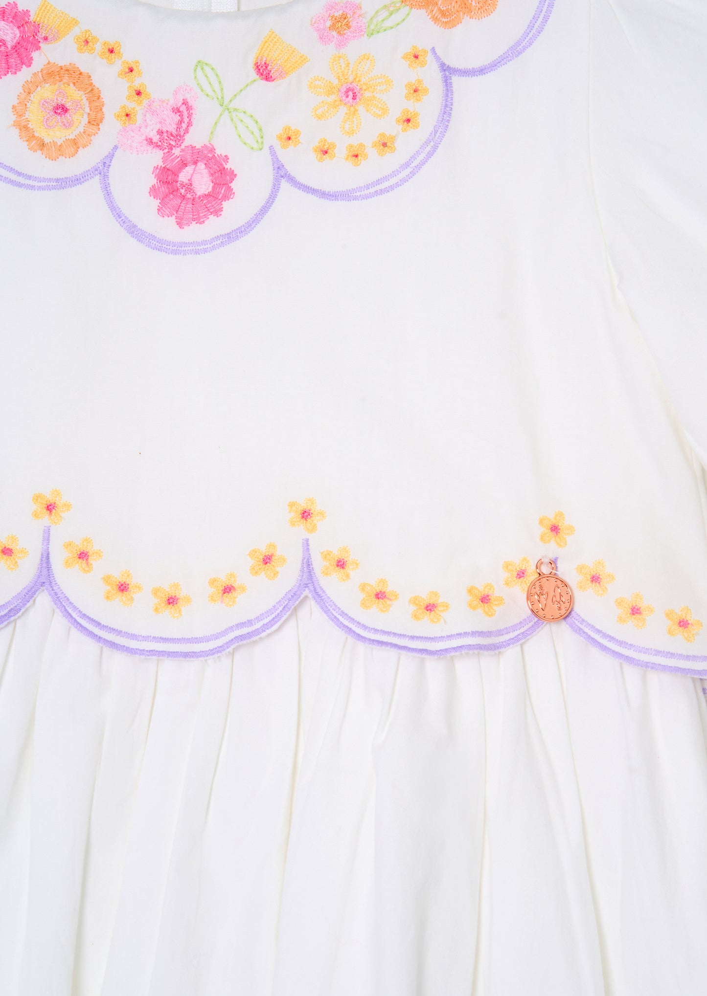 Gabby Floral Embroidered Dress
