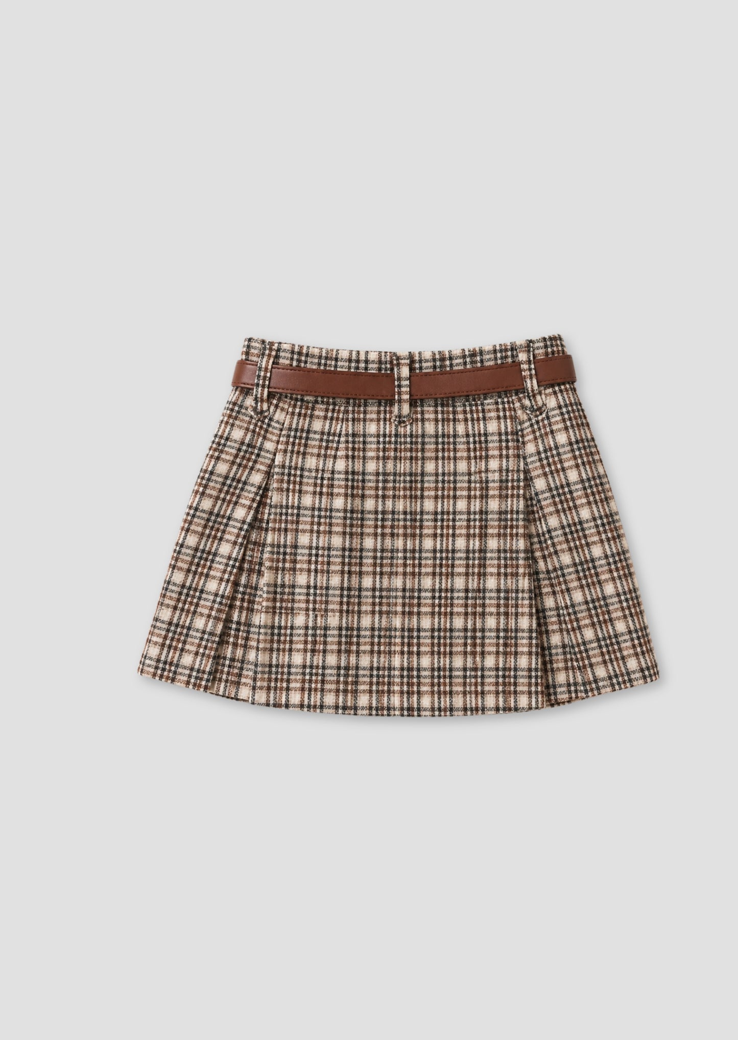 Marcia Check Mini Skirt With Shorts