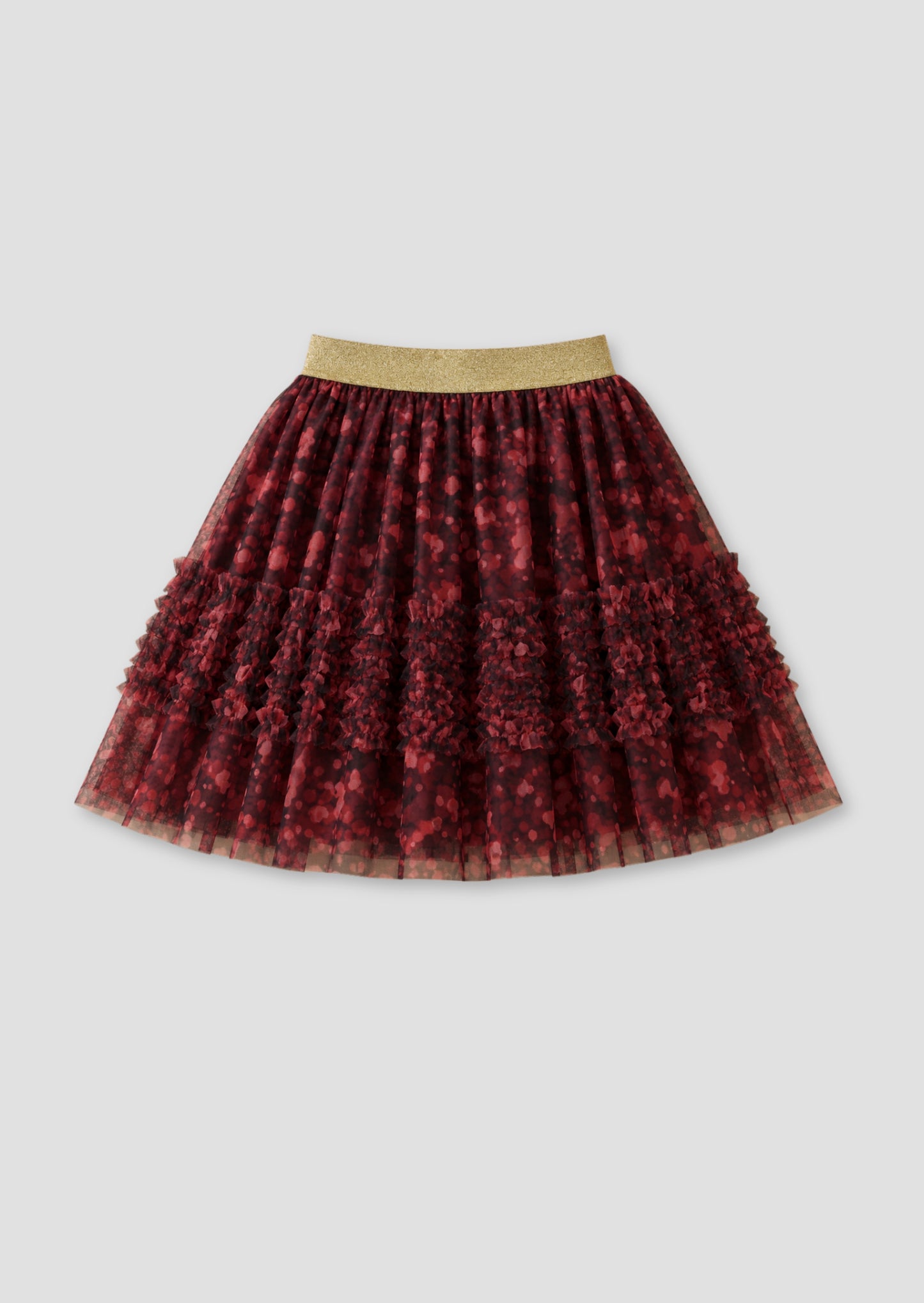 Caris Mesh Print Skirt