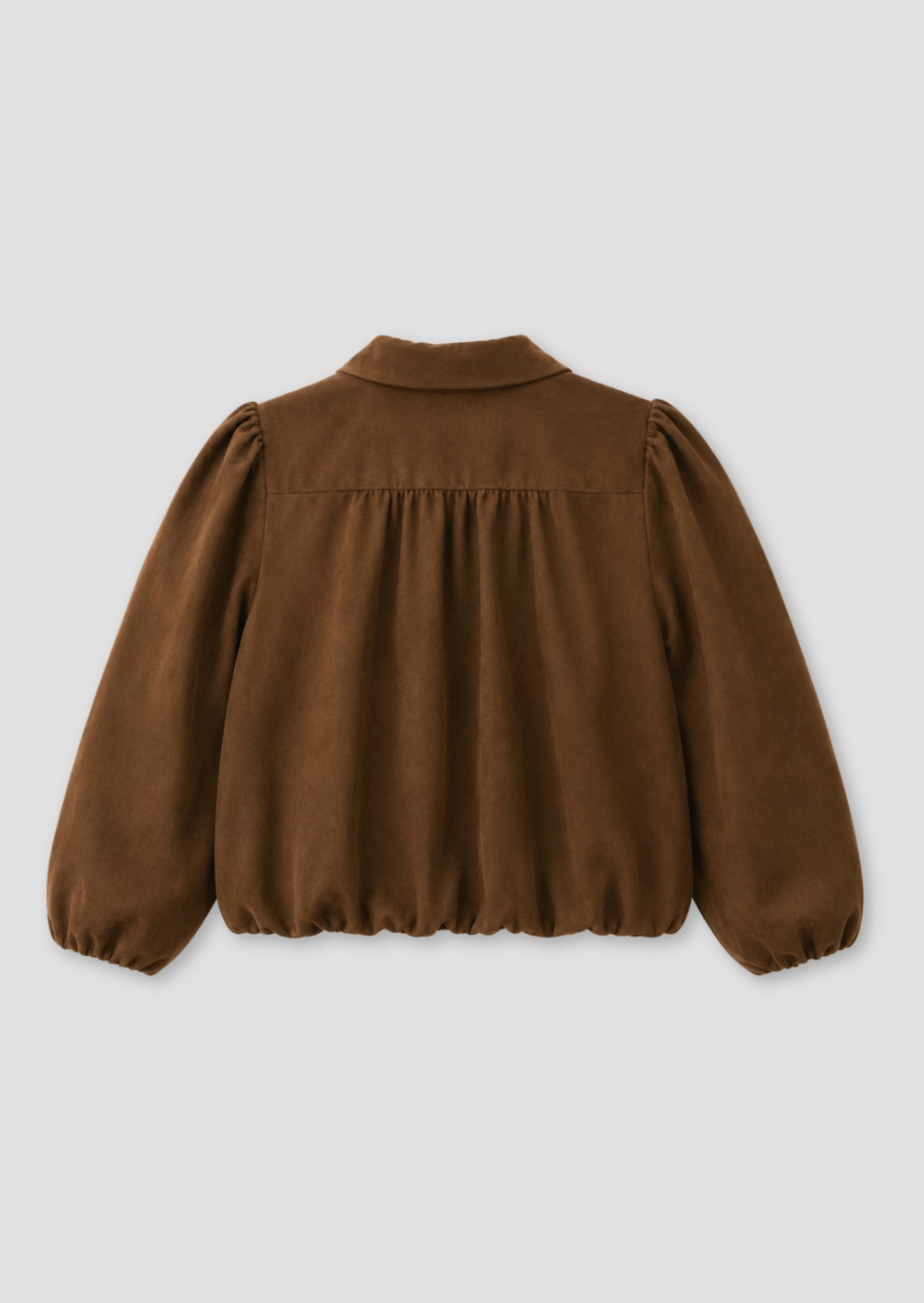 Maia Suedette Balloon Hem Blouson