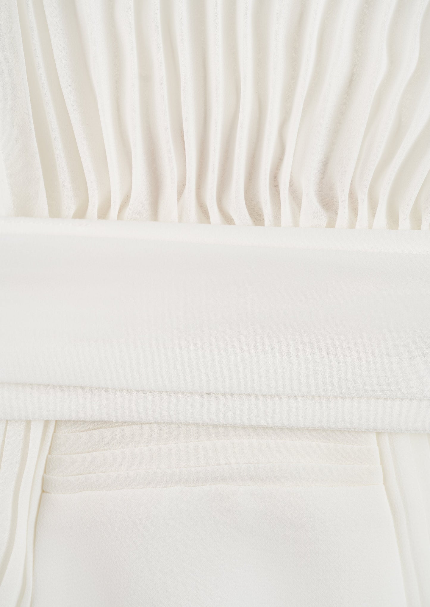 Camille Pleated Georgette Dress