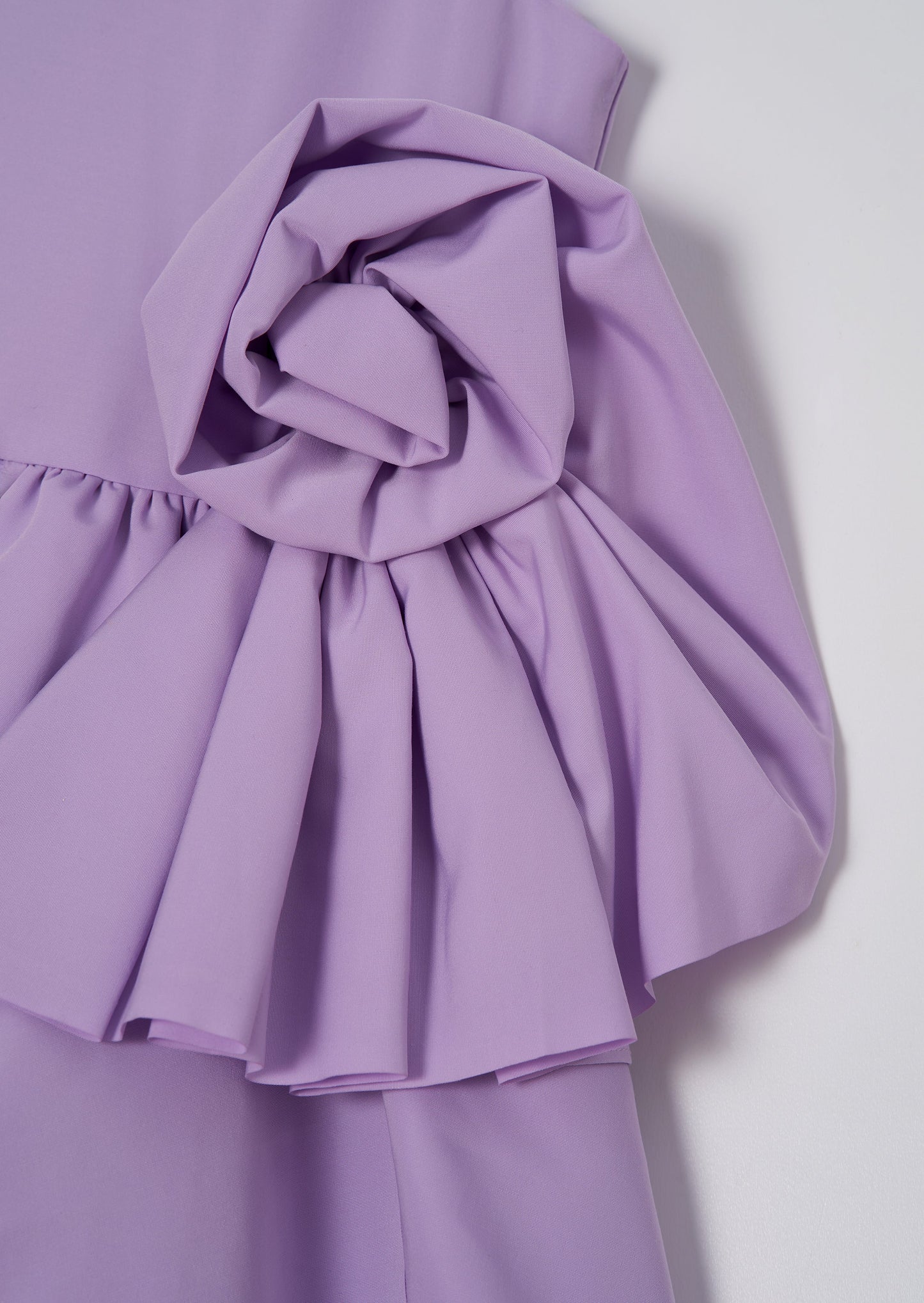 Lourdes Purple Corsage Waist Dress