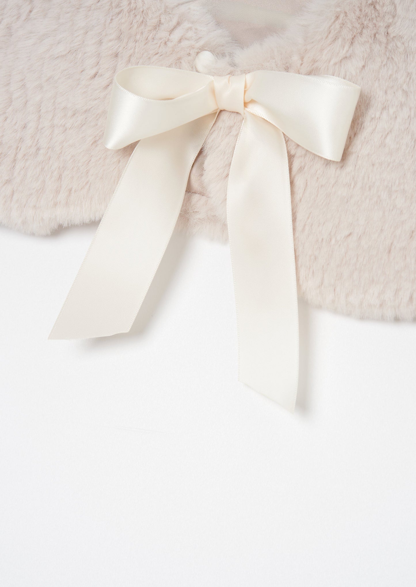 Bella Taupe Fur Collar