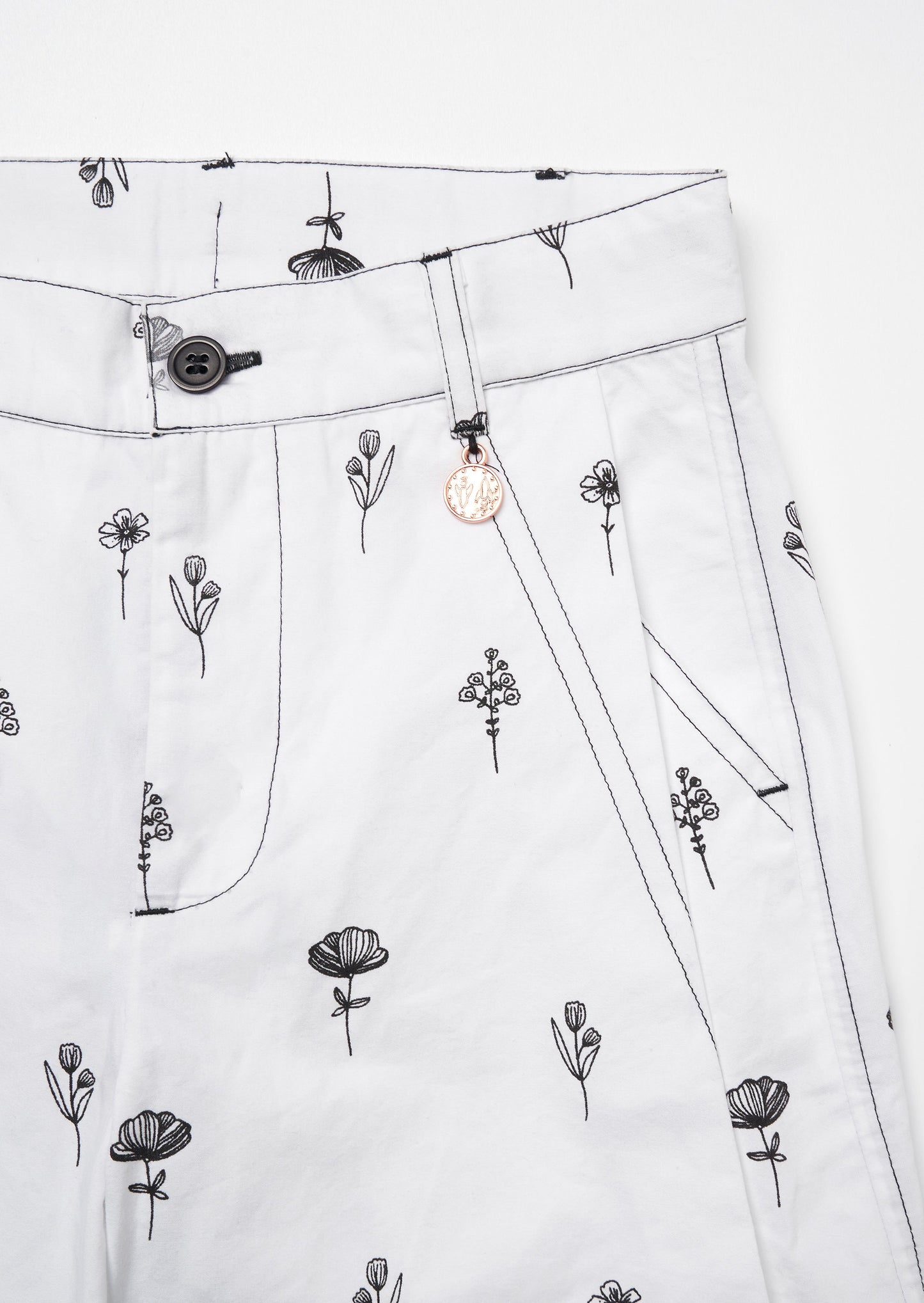 Estelle Ivory Poplin Trousers
