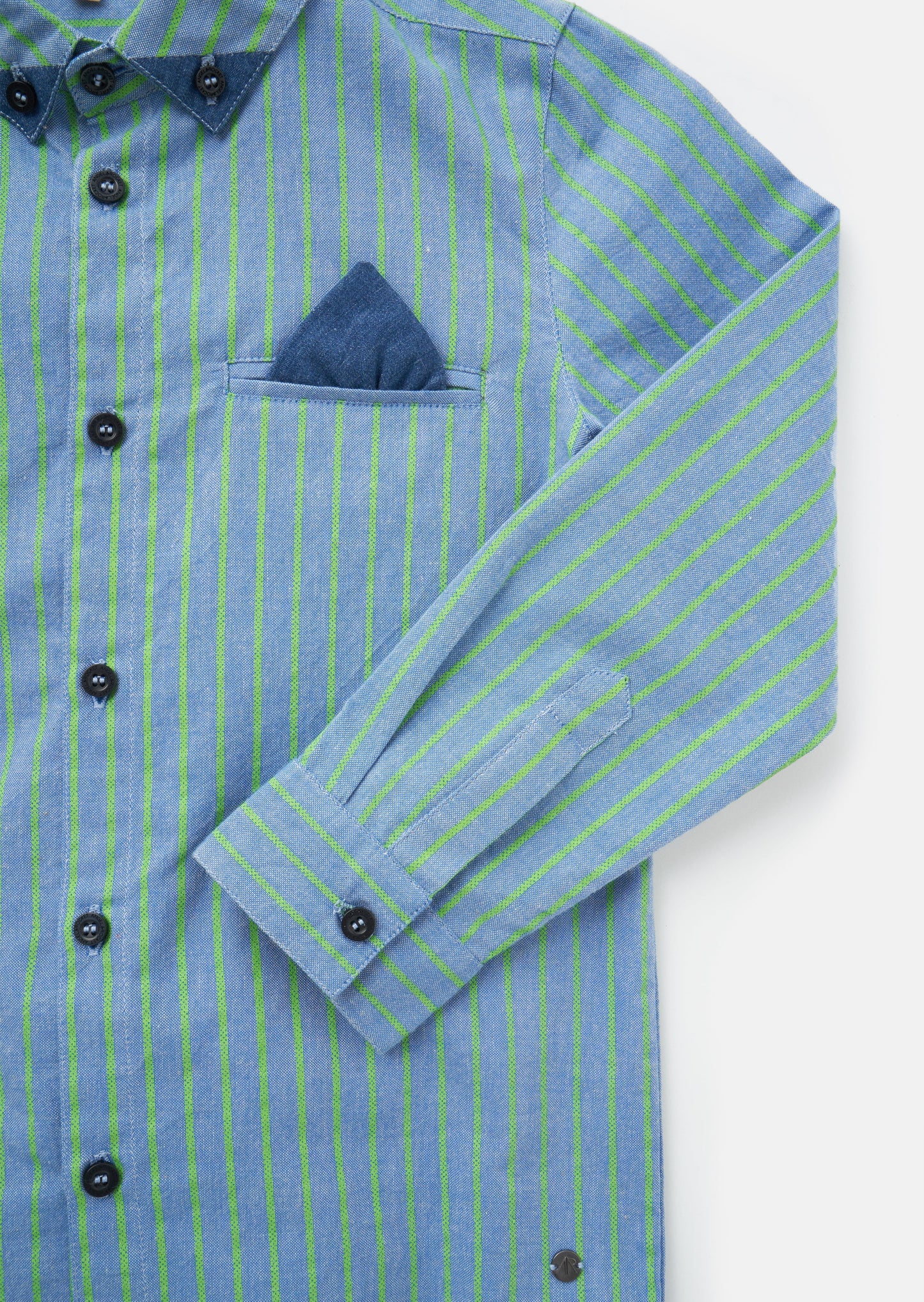 Kai Lime Stripe Shirt