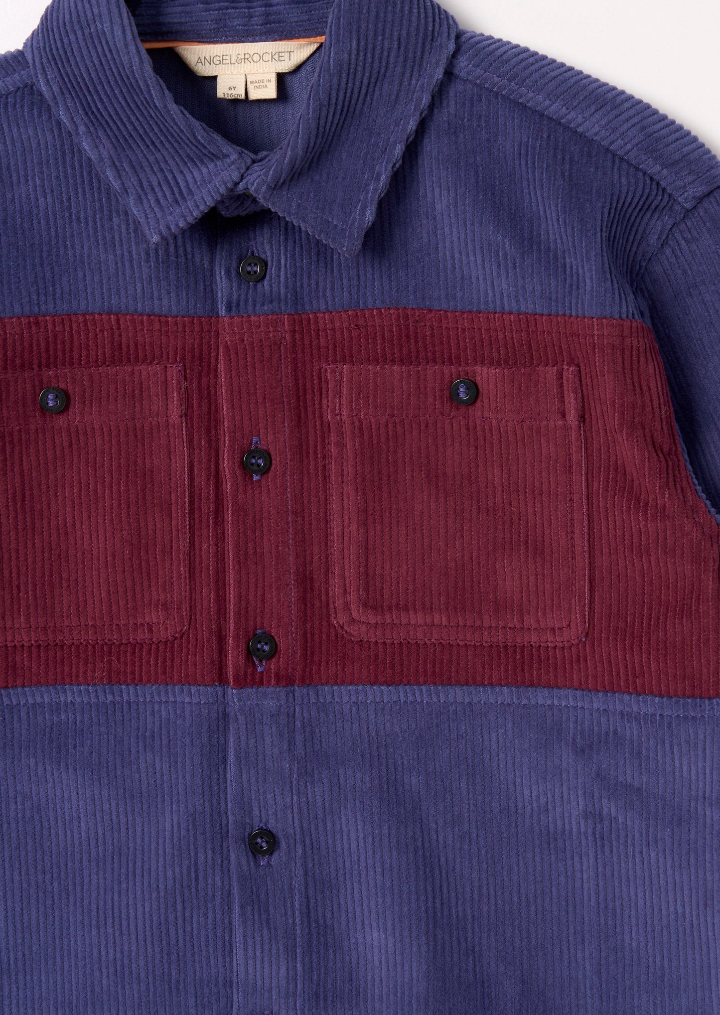 Andres Panel Cord Over Shirt