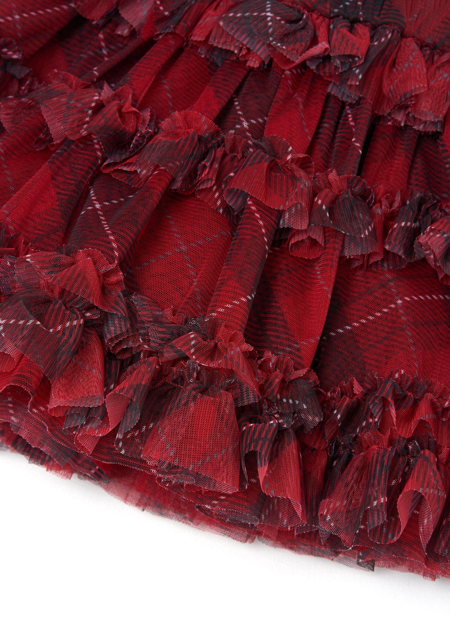 Maja Red Tartan Skirt