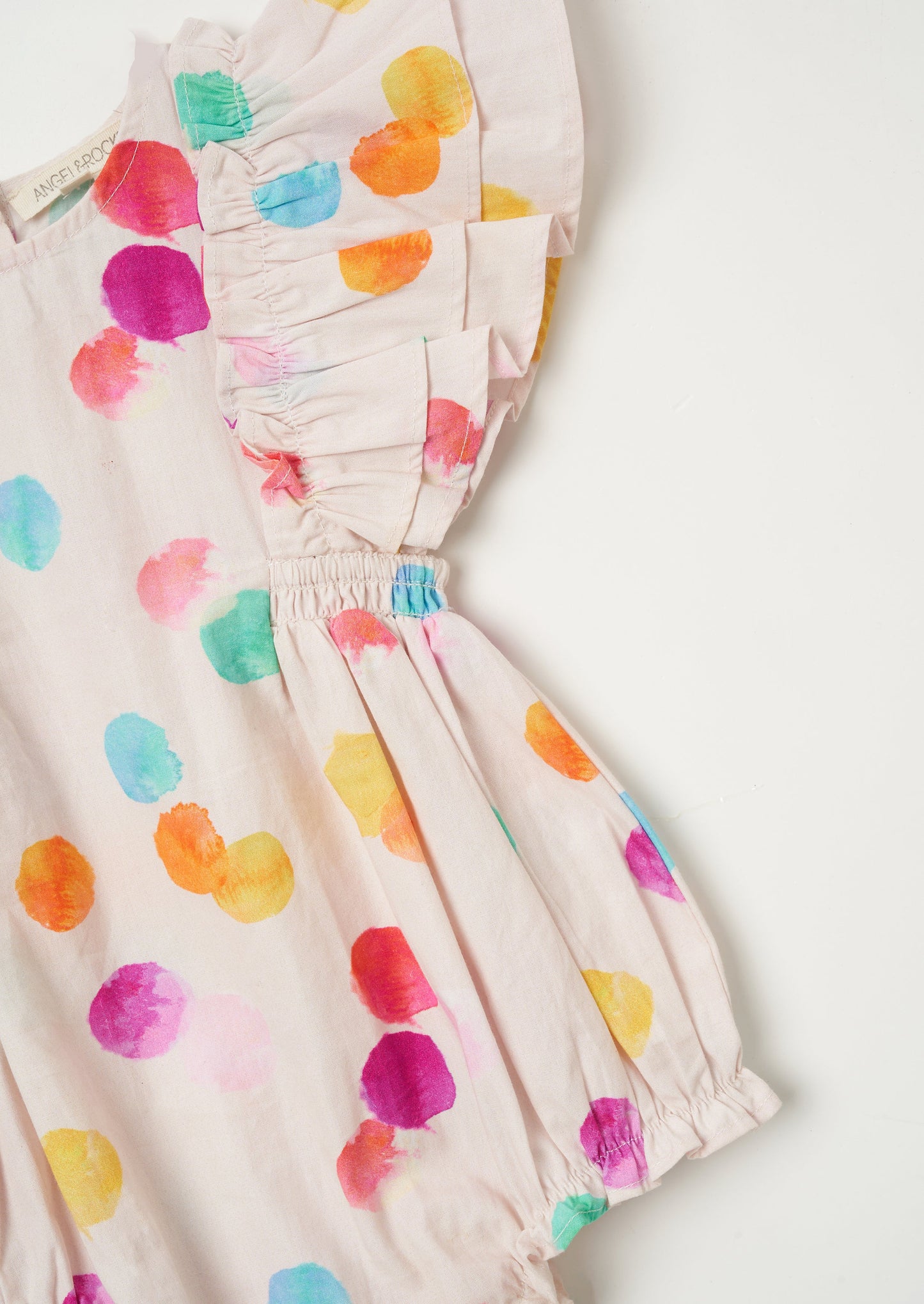 Francesca Multi Rainbow Spot Romper