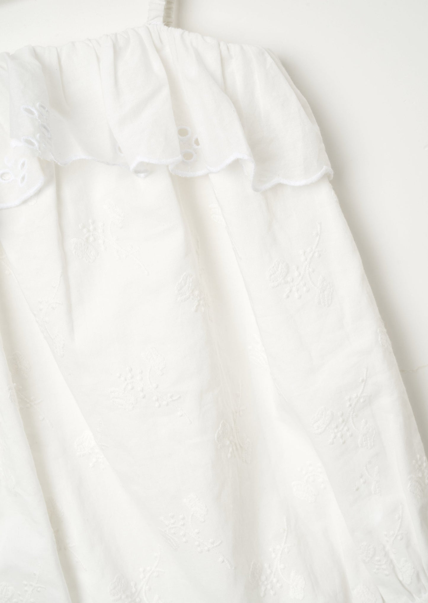 Mimi Ivory Embroidered Romper