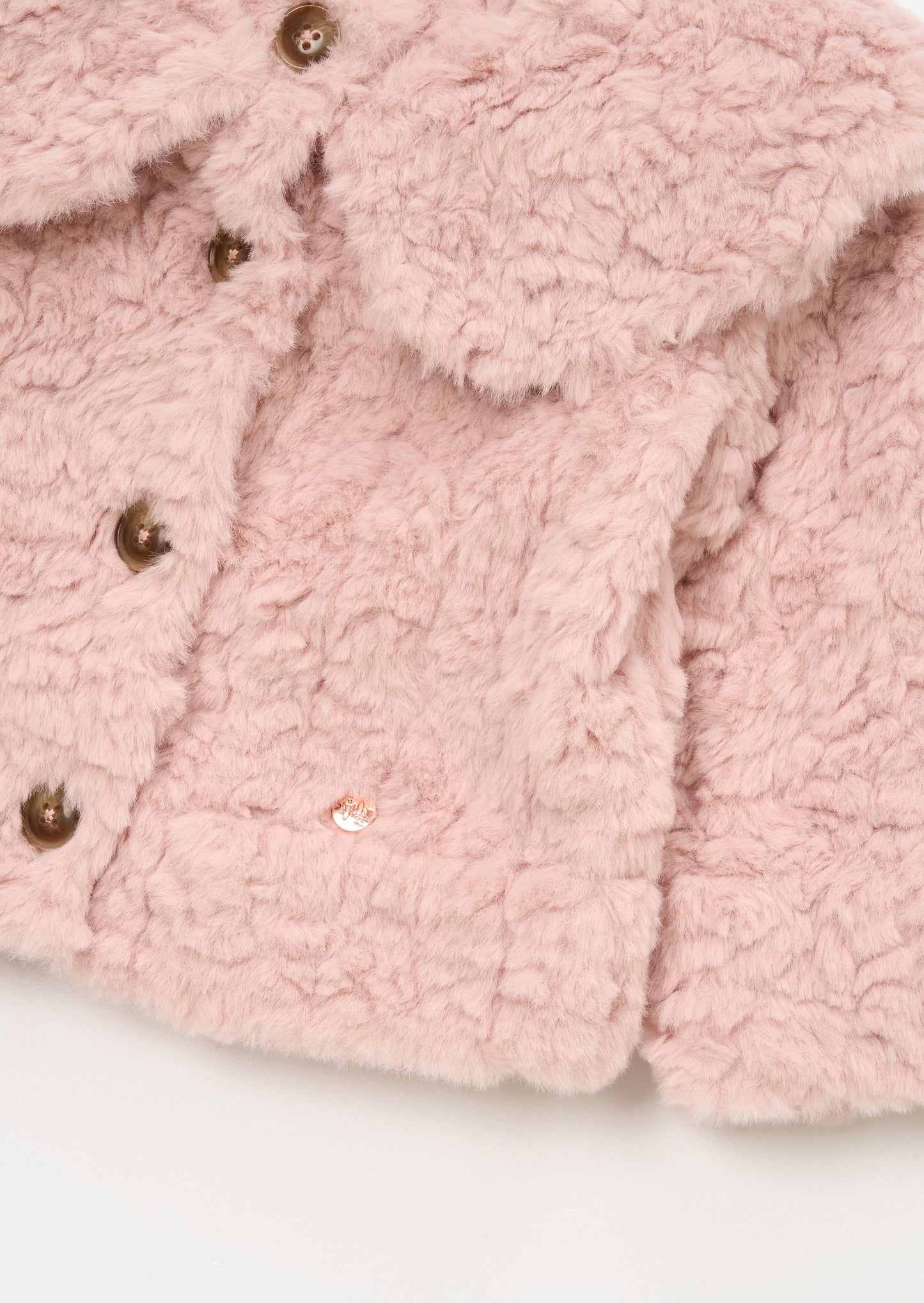 Cecile Faux Fur Cape Collar Coat