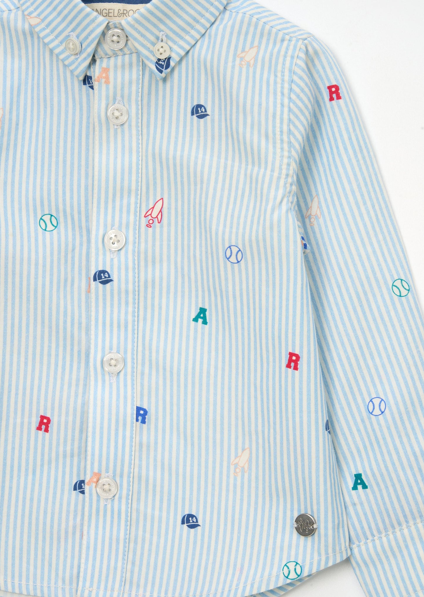 Zion Mini All Over Print Stripe Shirt