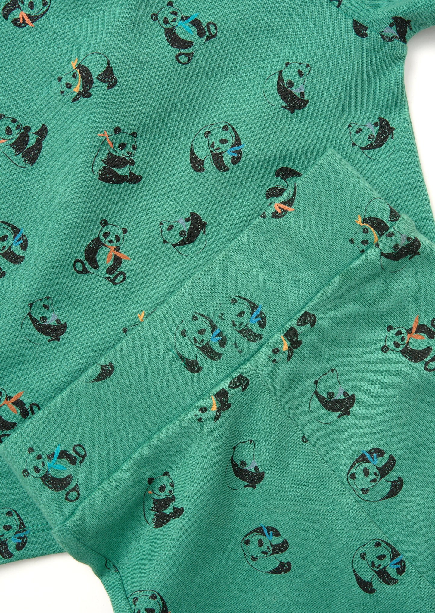 Albie Panda Print Top And Legging Set