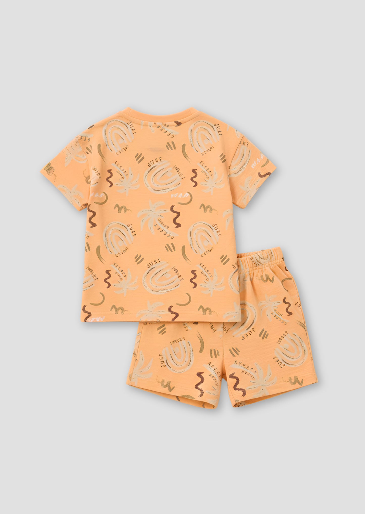 Kylo Oversized Palm T-shirt & Short Set