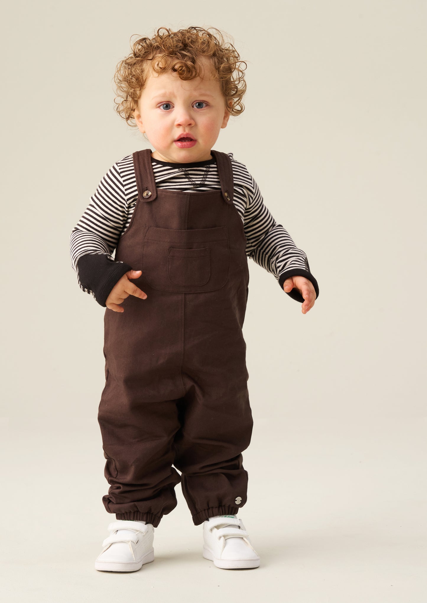 George Twill Dungaree Set