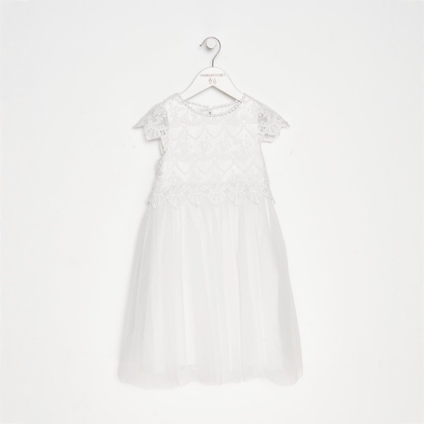 ivory petal flower girl dress