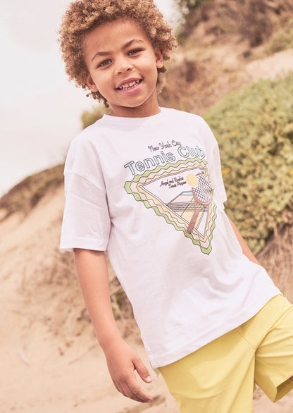Jordan White Graphic Print T Shirt