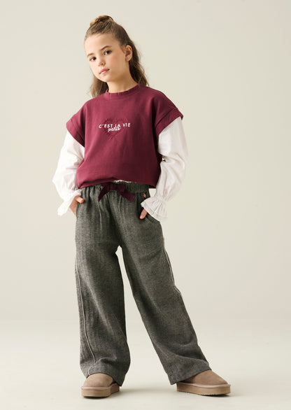 Faith Heritage Wide Leg Trouser