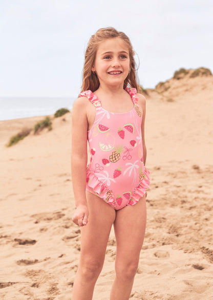 Emmie Fruit Print Swimsuit