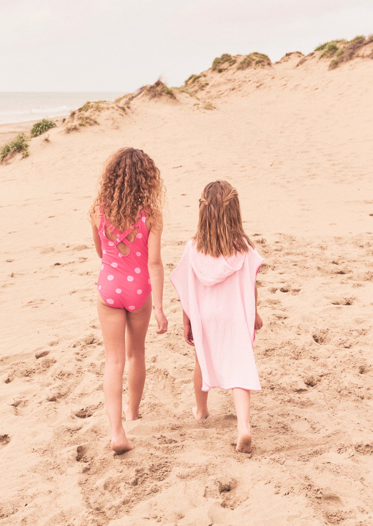 Ruby Pink Pom Pom Trim Kaftan