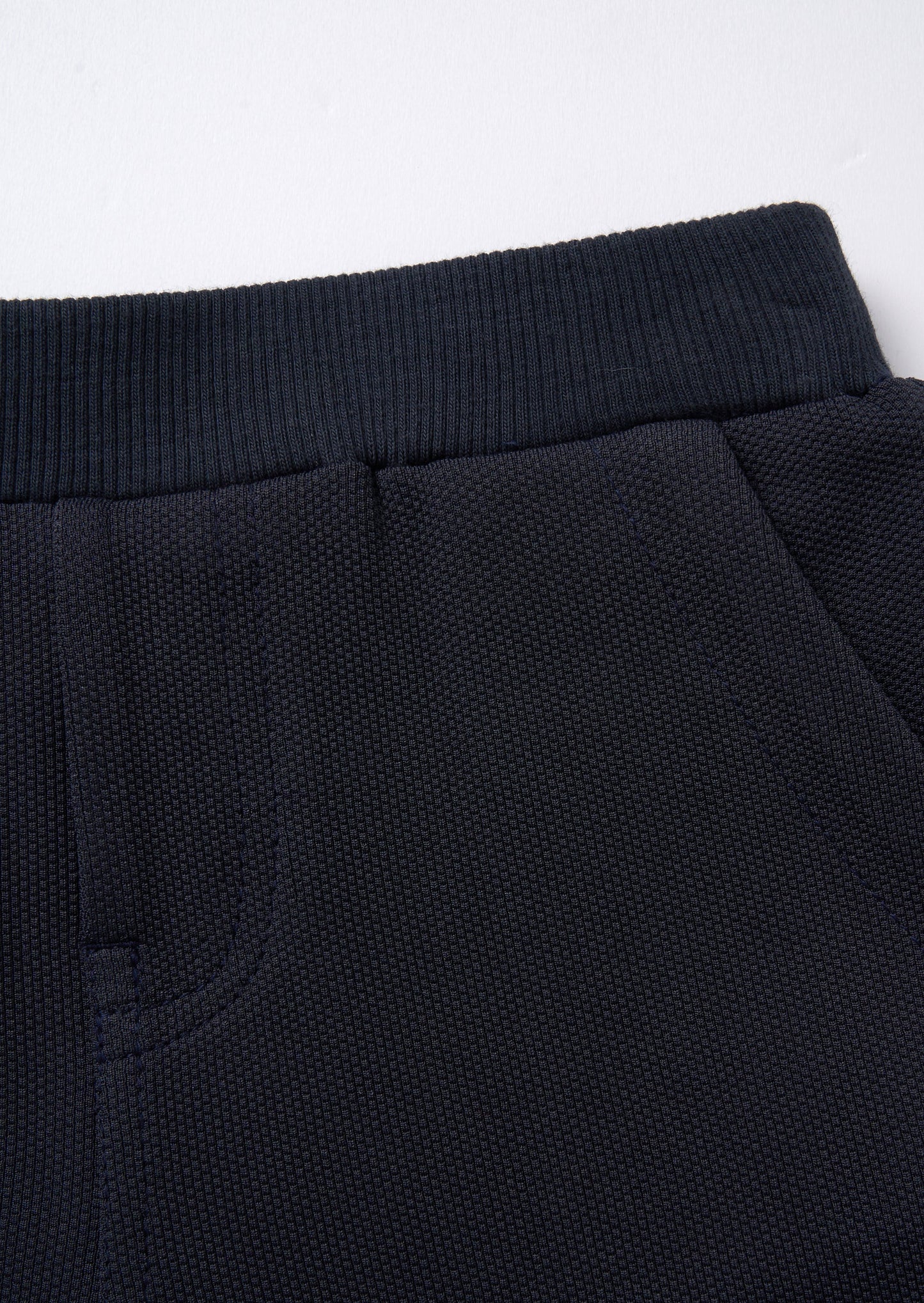 Luca Navy Textured Trousers