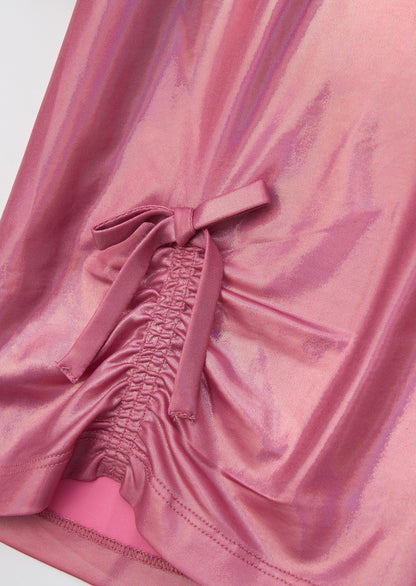 Luna Pink Foil Jersey Top