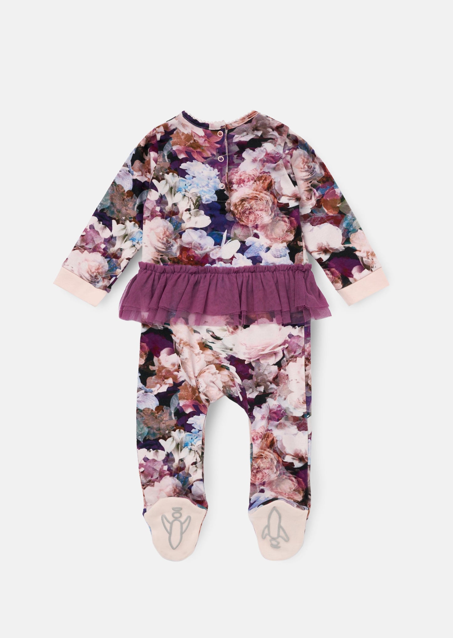 Fleur Multi Floral Tutu Babygrow and Headband
