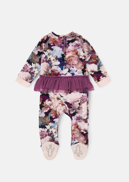 Fleur Multi Floral Tutu Babygrow and Headband