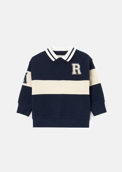 Slade Baby Navy Rugby Varsity Sweat