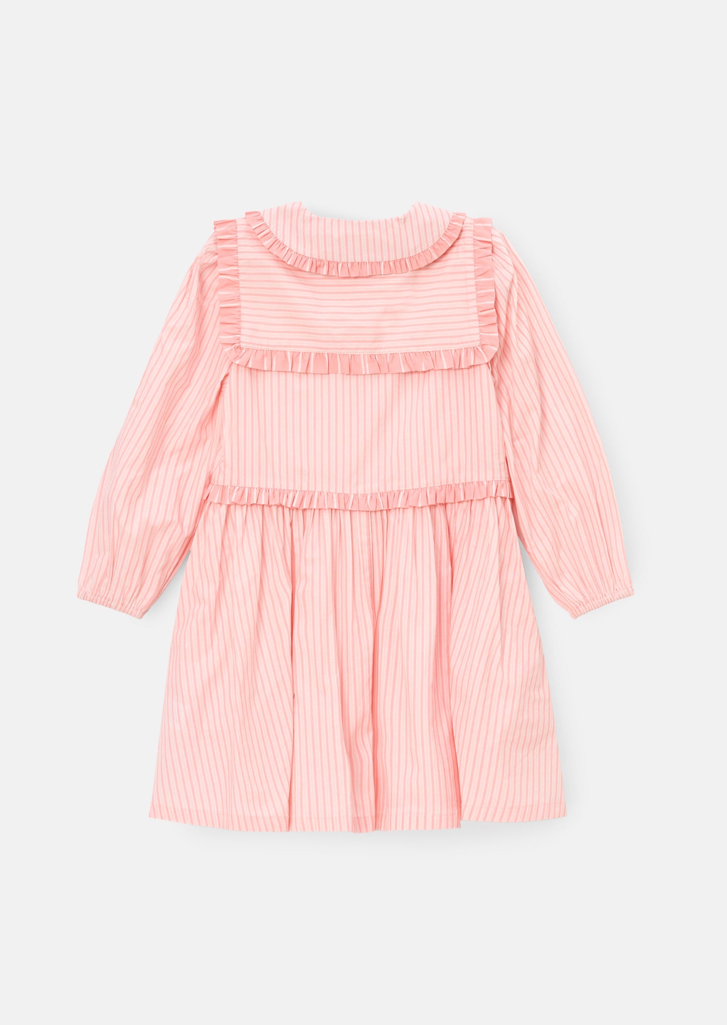 Frankie Pink Candy Stripe Shirt Dress