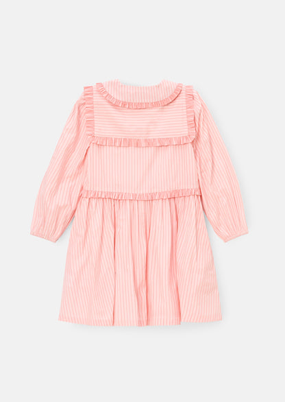 Frankie Pink Candy Stripe Shirt Dress