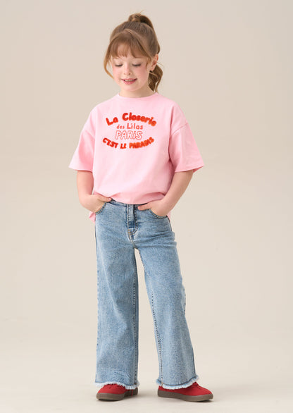 Brooke Wide Leg Heart Pocket Jean