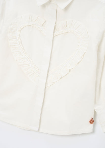 Adelle Frill Heart Shirt