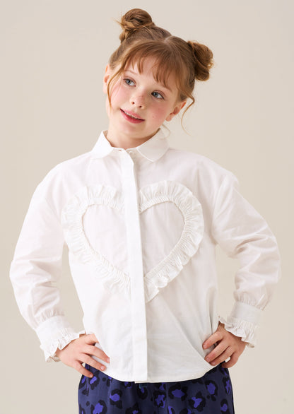 Adelle Frill Heart Shirt