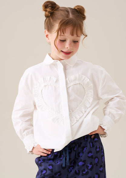 Adelle Frill Heart Shirt
