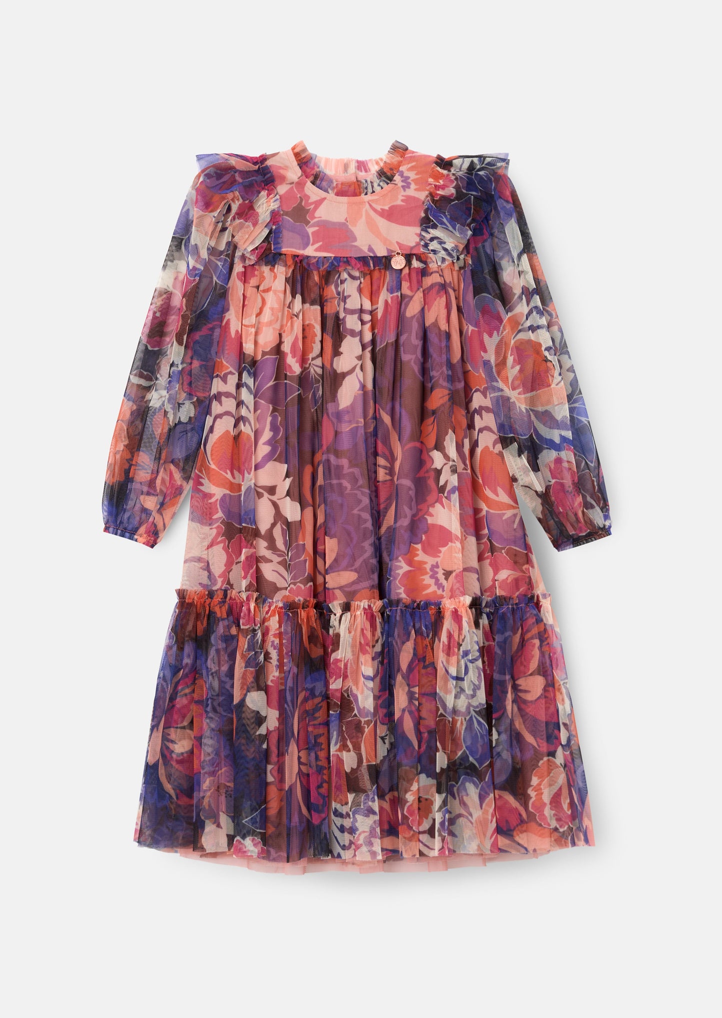 Eleanor Floral Mesh Dress
