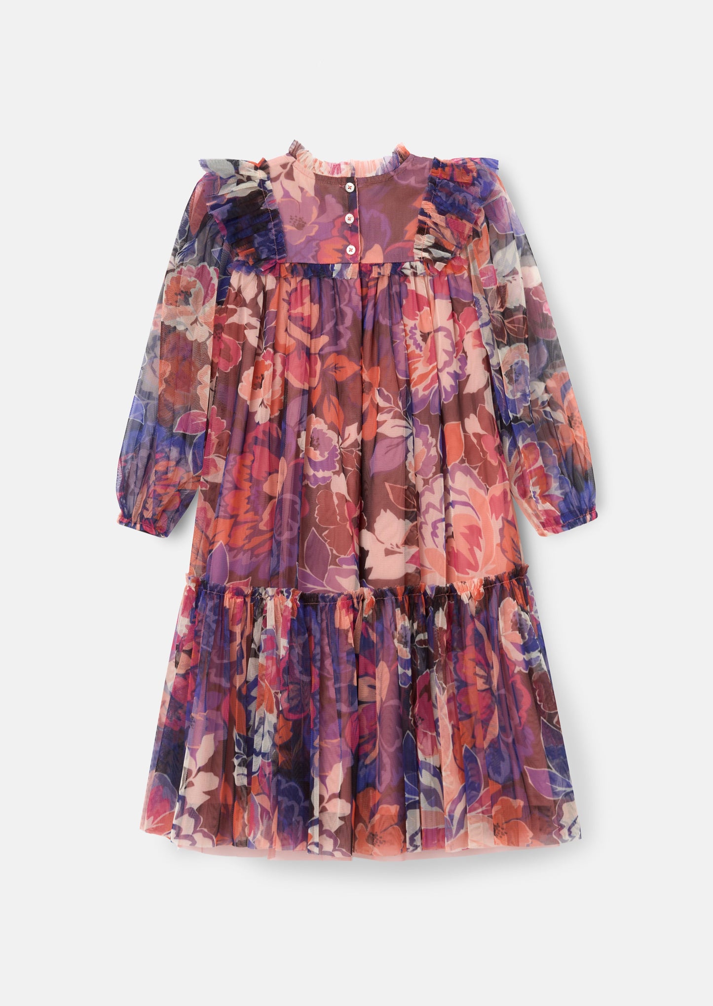 Eleanor Floral Mesh Dress