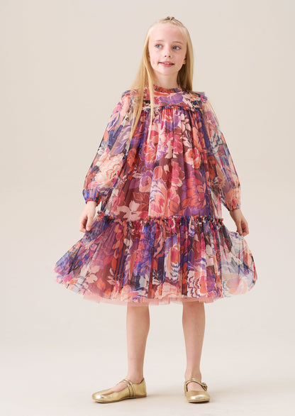 Eleanor Floral Mesh Dress